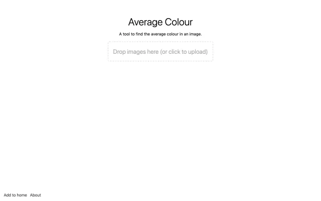 Screenshot of Average Colour