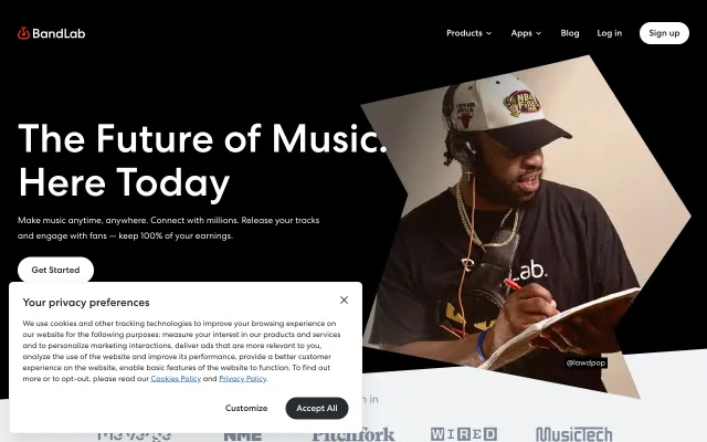 Screenshot of BandLab - Make Music Online