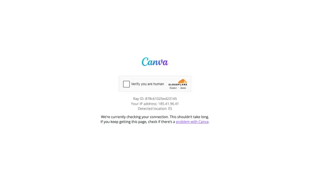 Screenshot of www.canva.com