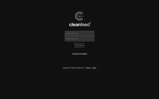 Screenshot of Cleanfeed