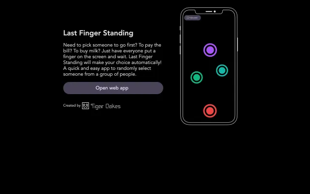 Screenshot of Last Finger Standing