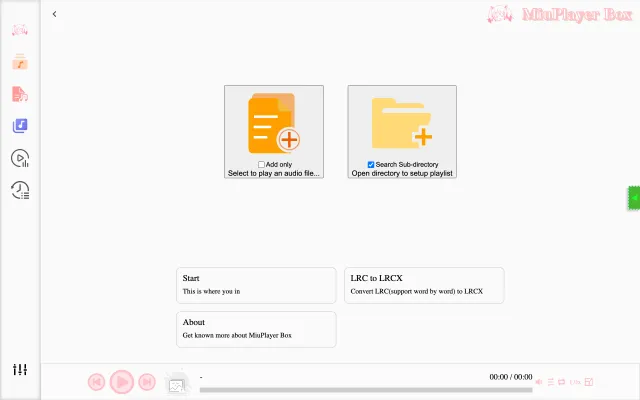 Screenshot of MiuPlayer Box
