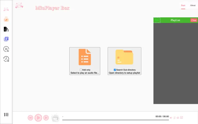 Screenshot of MiuPlayer Box