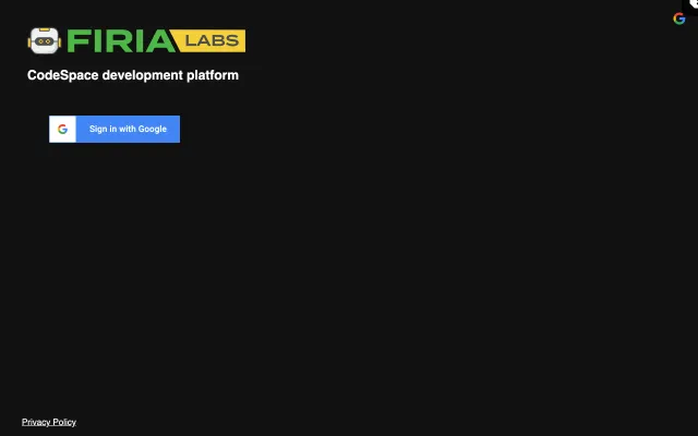 Screenshot of CodeSpace - Firia Labs