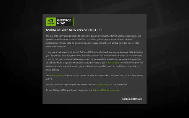 Screenshot of Experience GeForce NOW Gaming Anywhere & Anytime