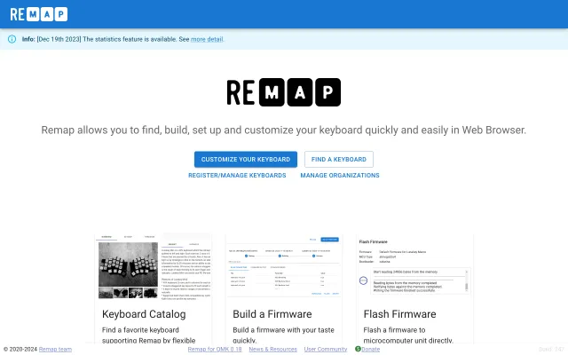 Screenshot of Remap