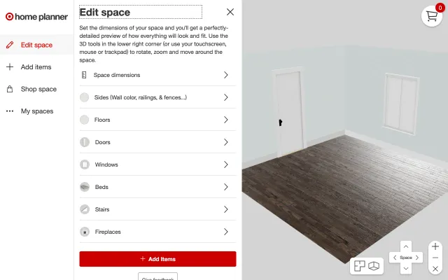 Screenshot of Home Planner - Target