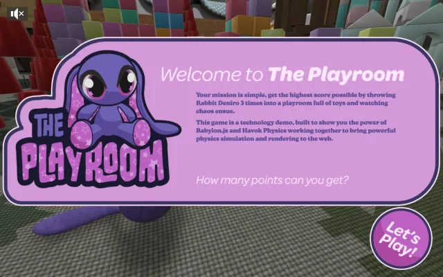 Screenshot of The Playroom